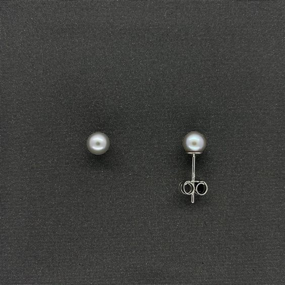 Orecchini Lelune Donna in Oro bianco Perla LLEA 00.50G - LLEA 00.50G